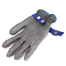 Metal Mesh Butcher Glove Grade 5 Safety Cut Proof Stab Resistant Stainless Steel 23x9.5cm