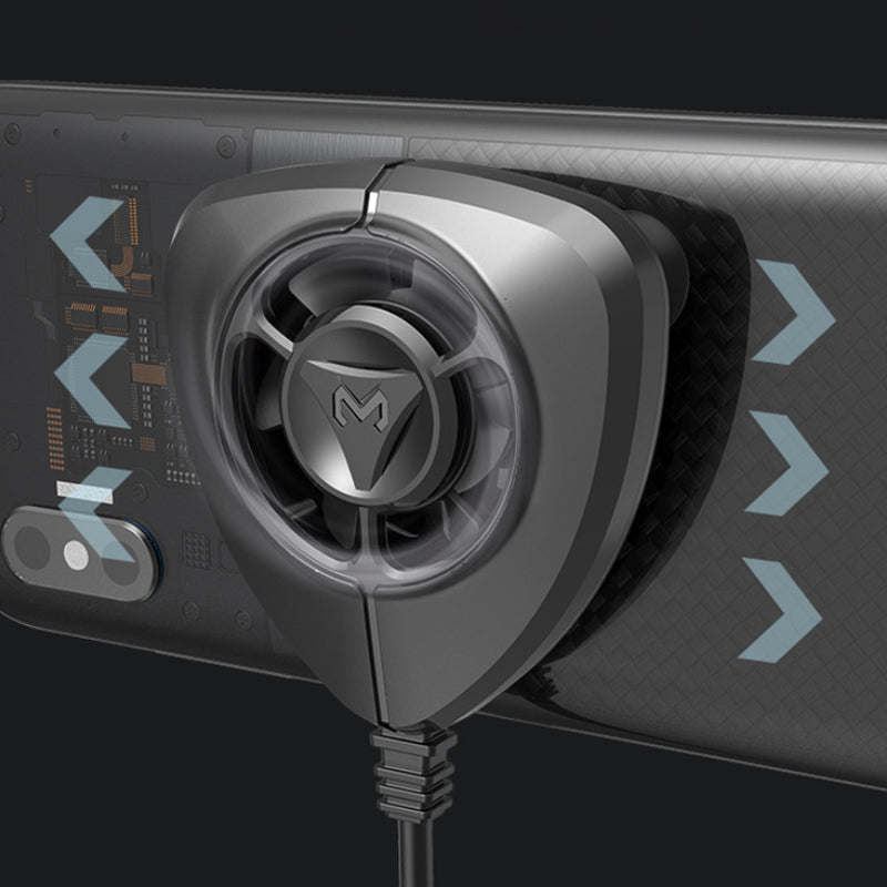 Bakeey Smart Phone Radiator Cooling Fan Heat Dissipation Game Controller Phone Bracket For iPhone Samsung Huawei Xiaomi