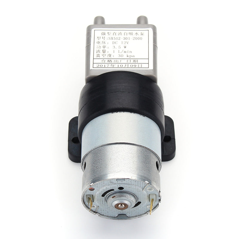 DC 12V 2000RPM High Negative Pressure Self Priming Vacuum Pump Suction 1L/min