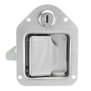 Steel Toolbox Lock Paddle Handle Door Lock & Key Truck RV Trailer 4-3/8" 3-1/4