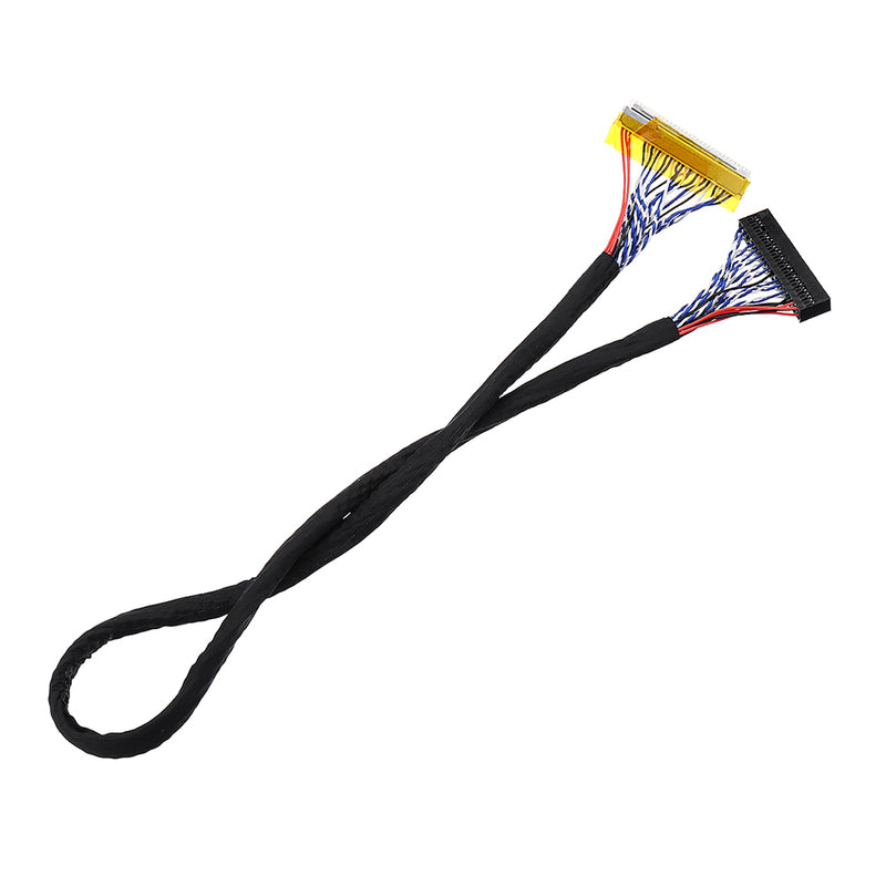 FI-X 30PIN 2CH 8-bit Large LCD TV LVDS Driver Cable 450MM Screen Line Right Power