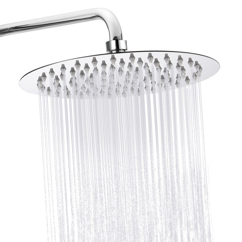 TAPCET 8" Ultrathin Square/Round Stainless Steel Shower Head Rainfall Shower Head Top Spray Pressure