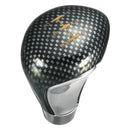 5 Speed Carbon Fiber Universal Car Manual Gear Shift Knob Shifter Lever M8 M10 M12