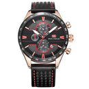 MINI FOCUS MF0002G Chronograph Men Wrist Watch Working Sub-dials Quartz Movement Watches