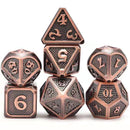 7 Pcs/Set Alloy Metal Dice Set Playing Game Poker Card Dungeons Dragons Party Board Game Toy