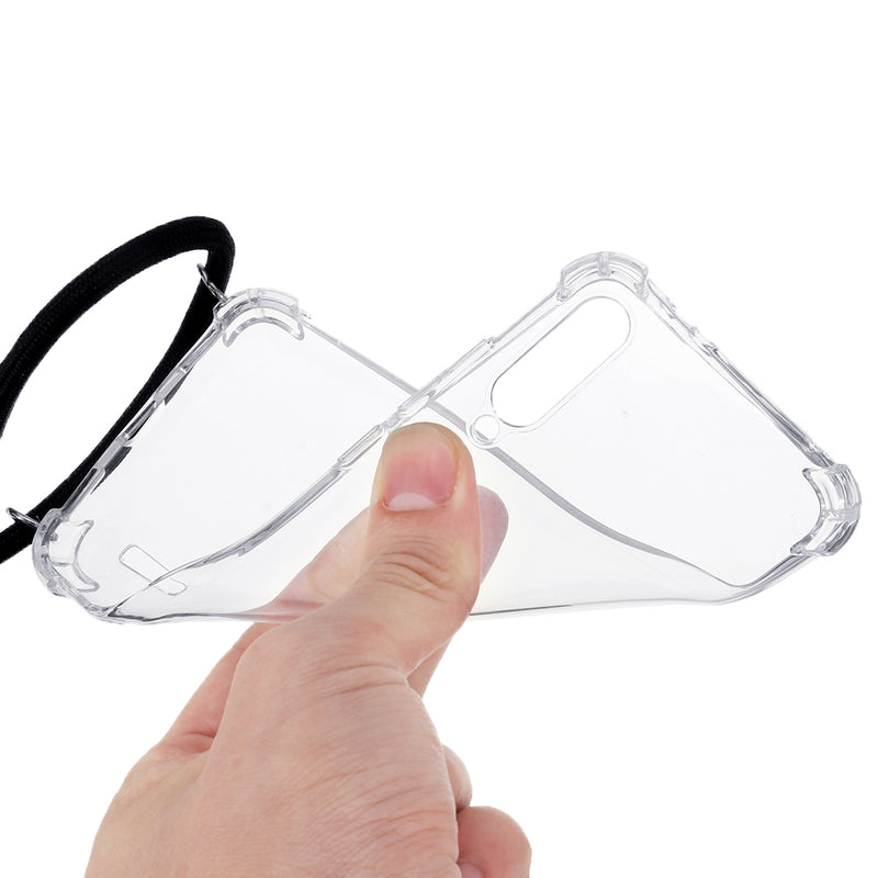 Bakeey Transparent Shockproof With Drawstring Necklace Rope Protective Case For Xiaomi Mi A3 / Xiaomi CC 9e