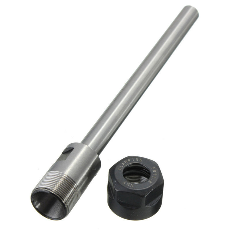 C8 ER11A 100L Collet Chuck Holder Straight Shank CNC Milling Lathe Extension Rod Lathe Tools