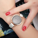 REBIRTH RE018 Rhinestone Elegant Design Women Wrist Watch Rose Gold Case Quartz Watch