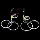 4PCS CCFL Angel Eyes Halo Ring Lights with Ballast For BMW E46 Warm White 1993-2005