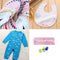 20 Color DIY Clothes T5 Plastic Fasteners Snap/Prong Ring Fastener Snap/Metal Press Stud Cloth Tool Kit