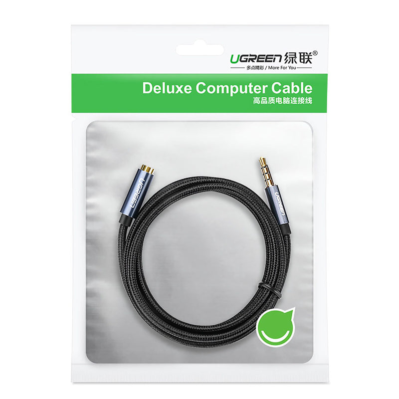 UGreen AV118 4-Pole 3.5mm Male to Female Audio Extension Cable Aux Cable
