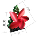 Black IPRee Fireplace 4 Blade Heat Powered Stove Fan komin Log Wood Burner Eco Friendly Quiet Fan Home Efficient Heat Distribution