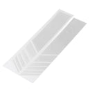 2pcs Car Rear View Mirror Cover Stickers Vinyl Stripe Decal Emblem KK for Mercedes