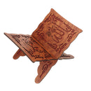 I slamic M uslim Quran Koran Book Holder Wood Stand For Quran Home Decorations