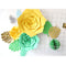 6Pcs Handmade Paper Monstera Leaves DIY Wall Sticker Backdrop Wedding Party Decor Craft