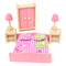 Wooden Doll Set Children Toys Miniature House Family Furniture Kit  Accessories