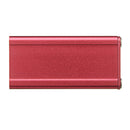 Red Extruded Aluminum Project Box Electronic Enclosure Case DIY Heat Dissipating Tools 50*25*25mm