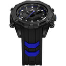 WEIDE 6406 Dual Display Digital Watch Calendar Alarm Luminous Watch Black Case Men Sport Watch