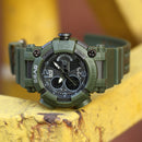 SBAO S-8019-2 Dual Display Digital Watch Luminous Display Alarm Calendar Stopwatch Sport Watch