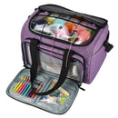 Knitting Tote Bag Yarn Storage Bag Purple For Thread Wool Yarn Crochet Hooks Knitting Needles and Accessories