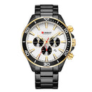 CURREN 8309 Business Style Full Steel Men Wrist Watch Date Display Quartz Watch