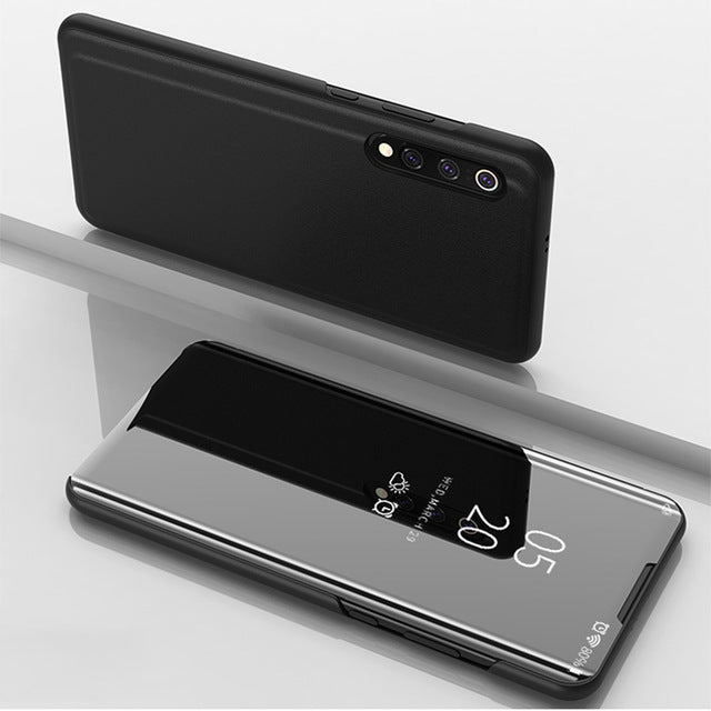 Bakeey Flip Smart Sleep Mirror Window View Bracket Protective Case For Xiaomi Mi9 SE