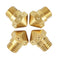 4Pcs MK10 1.75mm/0.4mm Brass M7 Thread Extruder Hotend Nozzle for 3D Printer
