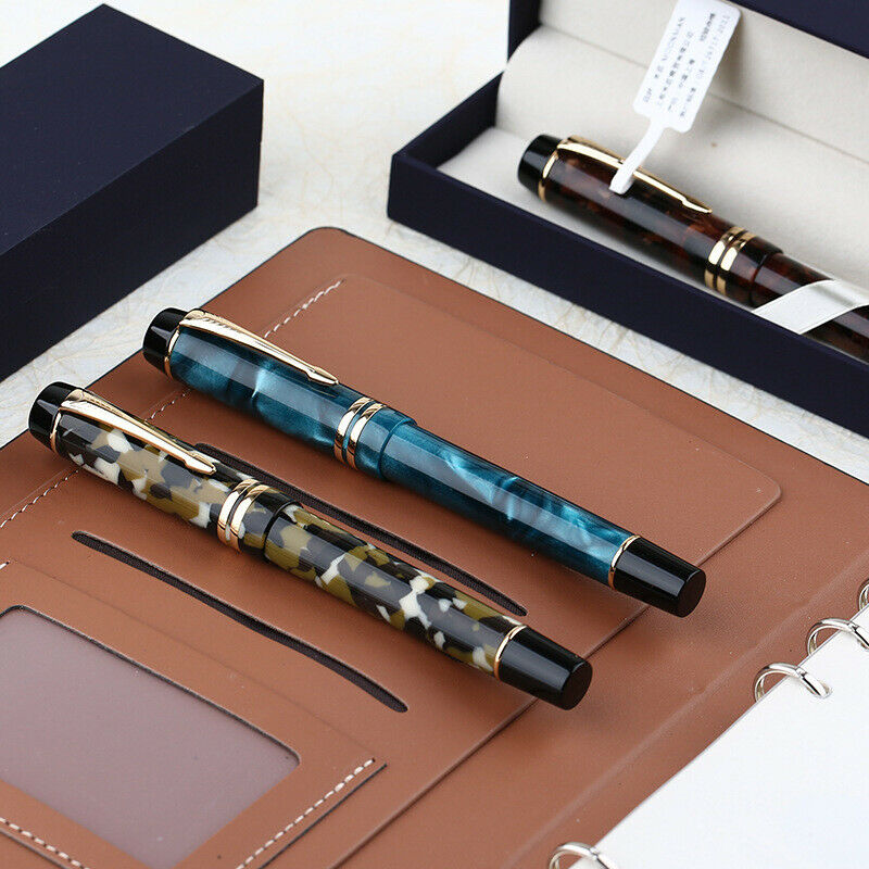 Moonman M600S Fine Nib 0.5mm Fountain Pen Study Smooth Ink Vacuum Filling Stationery Office Home Supplies Gifts