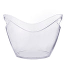 4L Plastic Transparent Garden Super Large Ice Bucket Bar