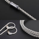 Original TRN V10 V20 Earphone Cable 0.75mm 0.78mm MMCX Silver Plated Oxygen Free Copper Wire Cable