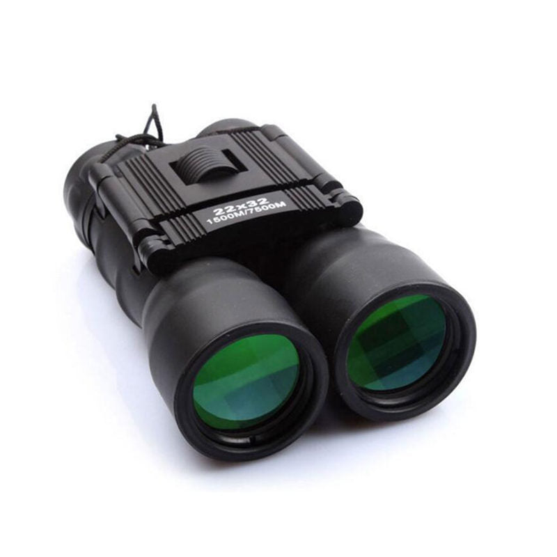 22X32 HD Military Army Binoculars Portable Low-light Night Vision Folding Hunting Camping Telescope