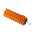RX24 50W 100R 100RJ Metal Aluminum Case High Power Resistor Golden Metal Shell Case Heatsink Resistance Resistor