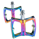WHEEL UP LXK340-02 Colorful Aluminium Alloy Bearing Skidproof Bike Pedals Outdoor Cycling Bicycle Pedals Bicycle Accessories