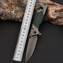 LAOTIE CM96 195mm Stainless Steel Folding Knife Outdoor Survival Tools Kit Hiking Climbing Multifunctional Knife