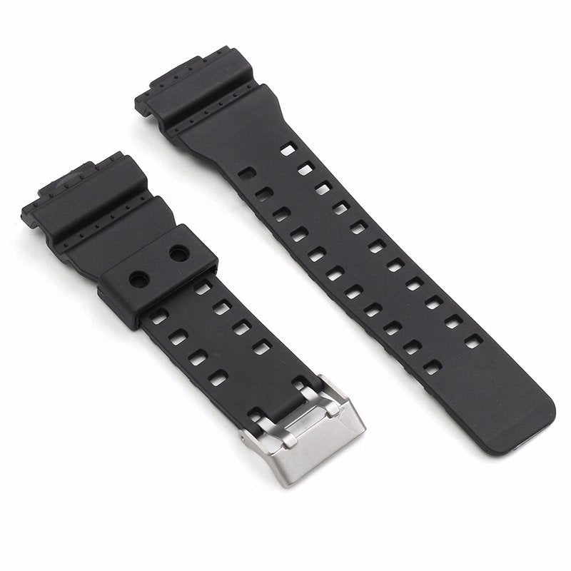 Watch Strap Band With Pins Fits For Casio G Shock 16mm GA-100 G-8900 GW-8900