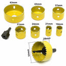 8pcs Hole Saw Cutting Set with Hex Wrench Wood Alloy Iron Cutter
