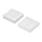 200Pcs 14x14x4mm Aluminum Radiator Chip Heat Sink