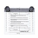 Adjustable Jig Ruler Drawer Door Pull Knob Installation Jig Handle Drill Guide Rule