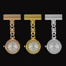 Casual Style Crystal Vintage Pocket Watch Stainless Steel Medical Womens Nurse Watch