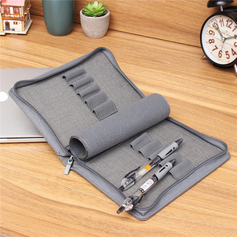 KACO Pen Pouch Pencil Case Bag Available for 10 Fountain Pens / Rollerball Pen  Waterproof Pen Holder Storage Organizer