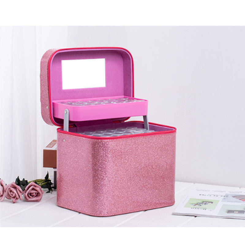 126 Slots Embroidery Diamond Painting Accessories Storage Bag Case Nail Art Arch