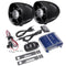 4inch Motorcycle Audio Remote Sound System bluetooth SD USB MP3 FM Radio w/ LED light
