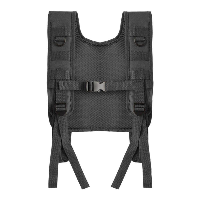Tactical H-Harness Waist Battle Belt Suspenders Hunting Molle Vest Chest Rig