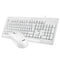 AOC KM110 Wired Keyboard & Mouse Set 104 Keys Waterproof USB Keyboard Optical USB Keyboard and Mouse Combo for Computer PC