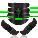 8pads / Set 10 Grade 6 Mode Abdominal Muscle Trainer with 3 Controller Muscle Fat Burning Body Fitness