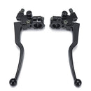 Pair Black Aluminum Motorcycle Brake & Clutch Lever For Honda CG 125 Cable Front Brake