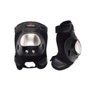 Wosawe 1 Pair Stainless Steel Elbow Support Outdoor Cycling Protective Gear Sports Hand Safety Equipment