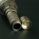 Sand Silver Color Convoy L2 XPL HI 1100LM 4Modes Steppess Dimming Tactical LED Flashlight with 2 Tubes