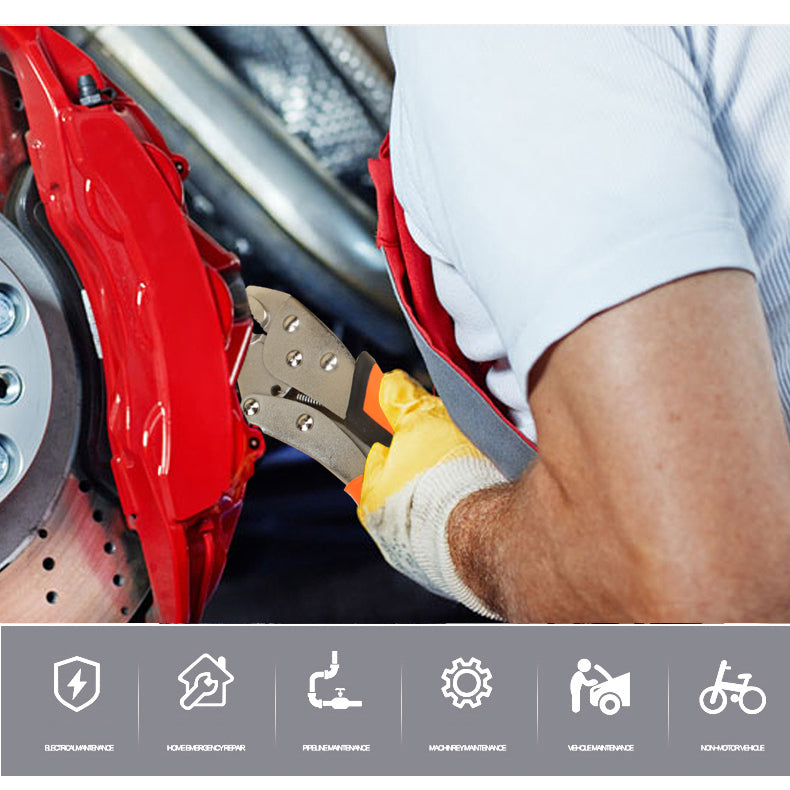 MYTEC Round Mouth Pliers Multifunctional Universal Pliers Industrial Grade Fixed Pliers Pressure Clamp Vises