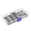 Suleve MXCP4 500Pcs P hilips Button Head Screw Carbon Steel Mini Electronic Notebook Laptop Repair Screw Self-Tapping Bolt Assortment Kit